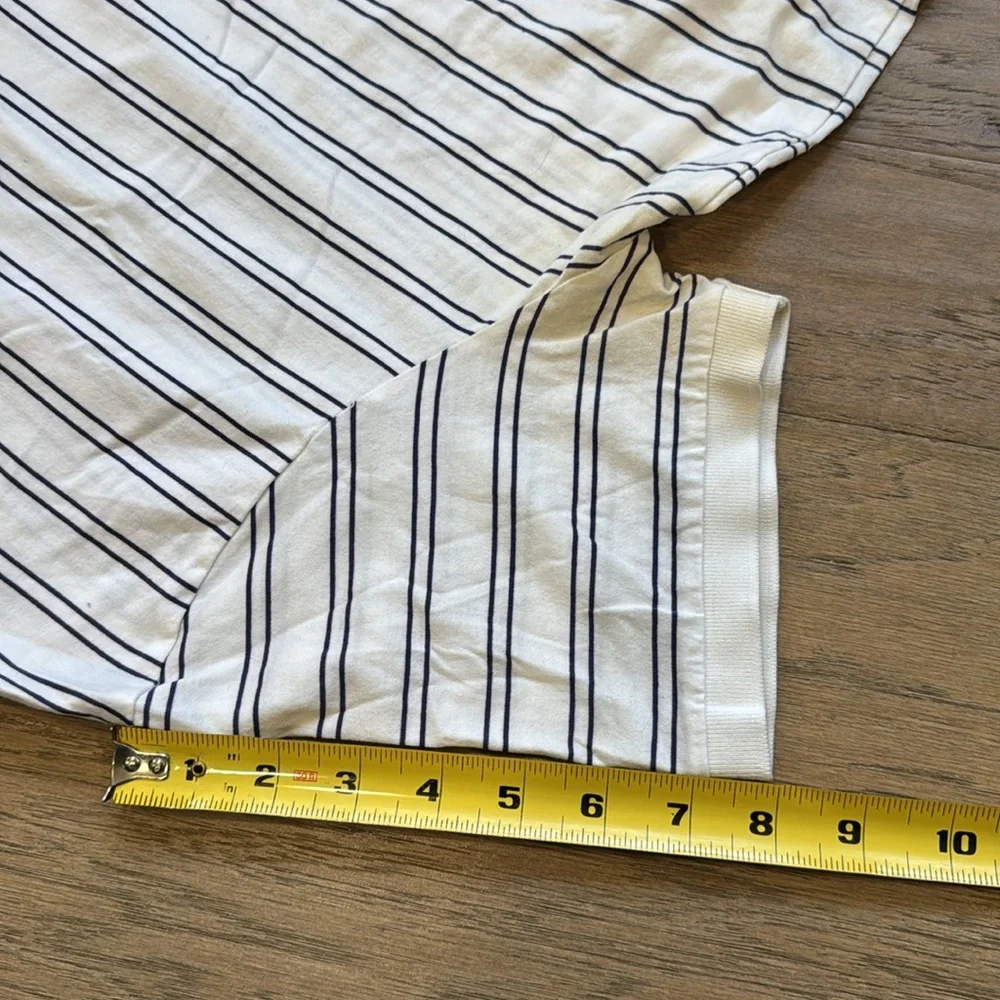 EUC Ralph Lauren Polo Shirt Large White Green Big Pony Outdoors 3 RLPC Rugby - Picture 8 of 9